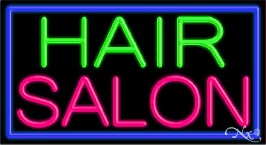 Hair Salon Business Neon Sign