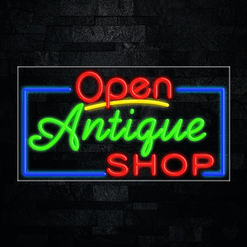 Antique Shop Flex-Led Sign