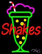 Shakes Business Neon Sign