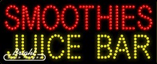 Smoothies Juice Bar LED Sign
