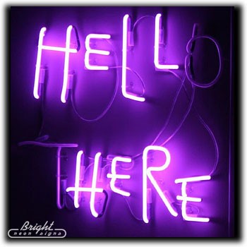 Halloween Hell Here Neon Sign