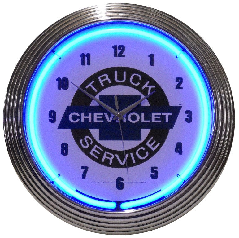 Chevy Truck Neon Clock