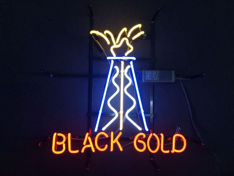 Neon Gold Color Sign Black Gold Neon Sign only $239.00 - Neon Bar Signs – BrightNeonSigns