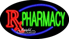 Pharmacy Flashing Neon Sign