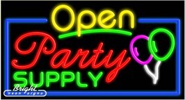 Party Supply Open Neon Sign