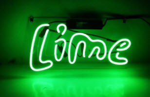 Lime Neon Sign
