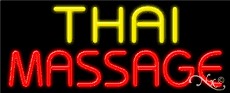 Thai Massage Business Neon Sign