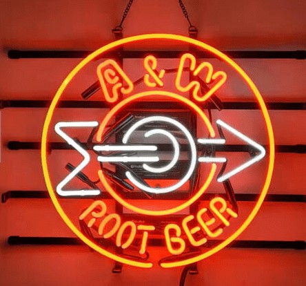 A&W Root Neon Sign