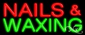 Nails & Waxing Economic Neon Sign