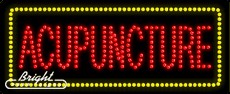 Acupuncture LED Sign