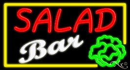 Salad Bar Neon Sign