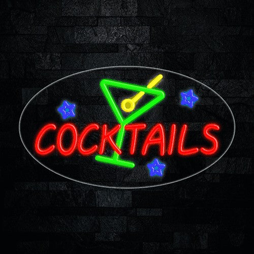 Cocktails Flex-Led Sign