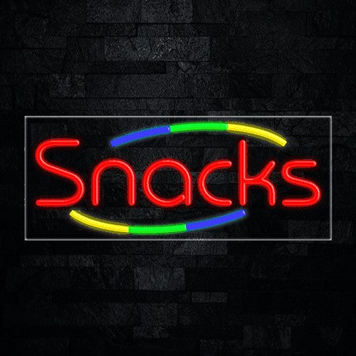 Snacks Flex-Led Sign