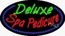 Deluxe Spa Pedicure LED Sign