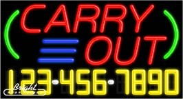 Carry Out Neon w/Phone #