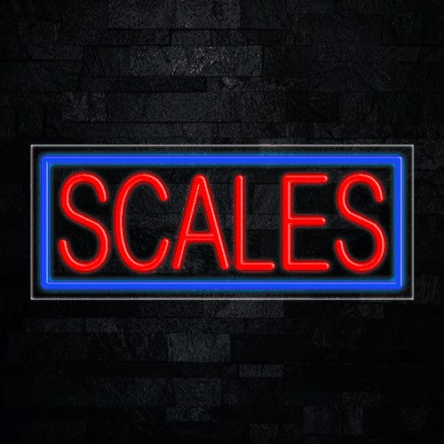 Scales Flex-Led Sign