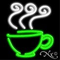 Coffee Cup Logo2 Economic Neon Sign