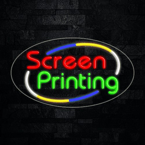 Screen Printing Flex-Led Sign