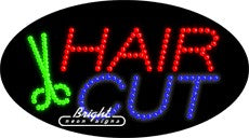 Hair Cut LED Sign