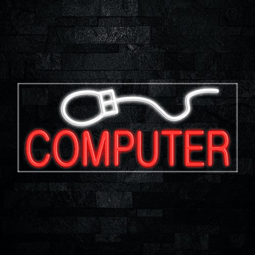 Computer Flex-Led Sign