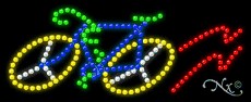 Bicycle Logo LED Sign