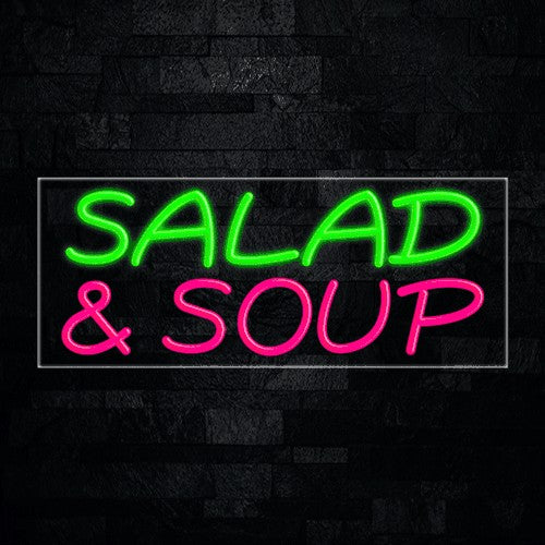 Salad & Soup Flex-Led Sign