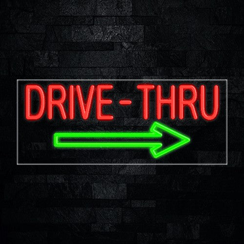 Drive-Thru Flex-Led Sign