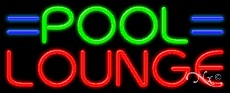 Pool Lounge Business Neon Sign