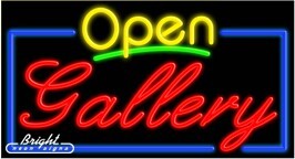 Gallery Open Neon Sign