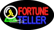 Fortune Teller Flashing Neon Sign