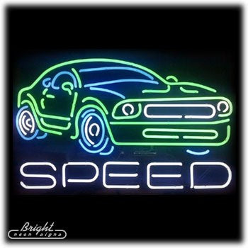 Speed Neon Sign