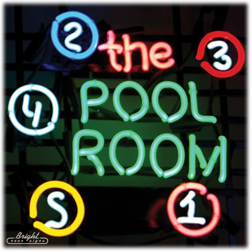 The Pool Room Neon Sign