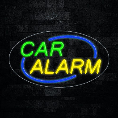 Car Alarm Flex-Led Sign