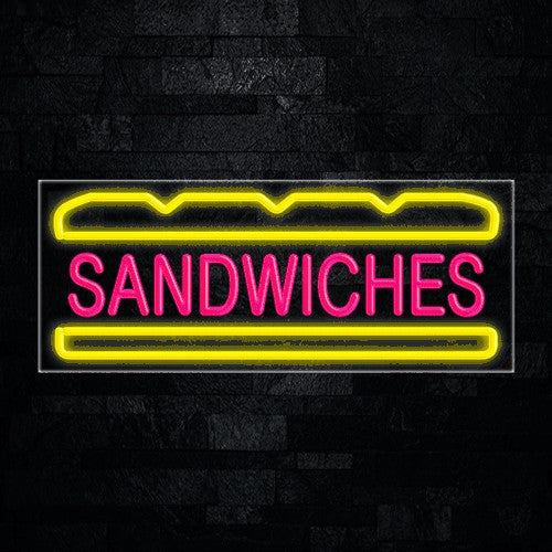 Sandwiches, Logo Flex-Led Sign
