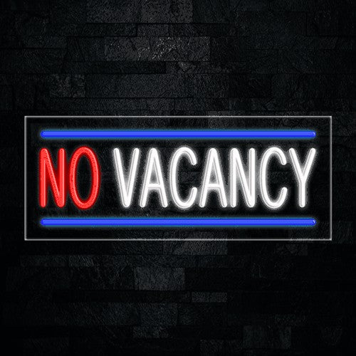 No Vacancy Flex-Led Sign