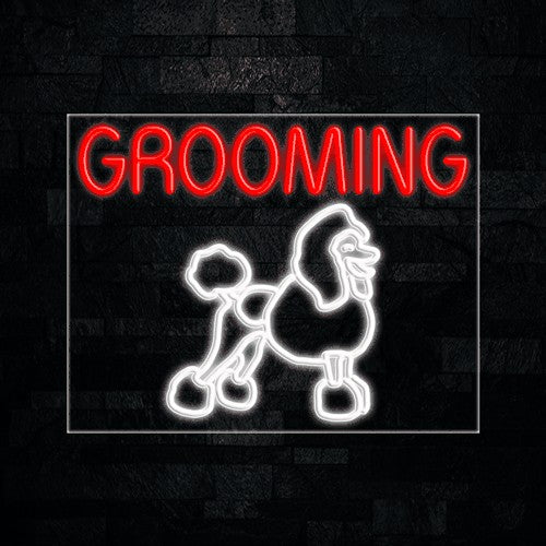 Grooming Flex-Led Sign only $421.00 - Animals & Pets Flex-led Signs ...