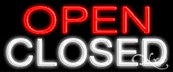 Open Closed Economic Neon Sign