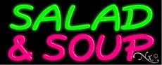 Salad & Soup Neon Sign