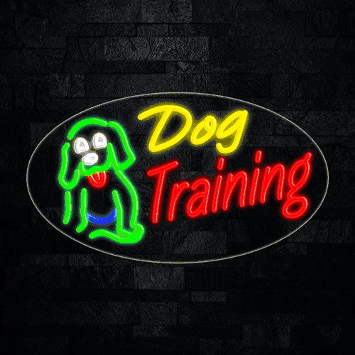 Dog Training Flex-Led Sign