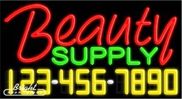 Beauty Supply Neon w/Phone #