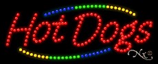 Hot Dogs LED Sign