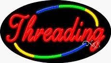 Threading Oval Neon Sign