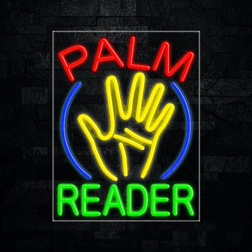 Palm Reader Flex-Led Sign
