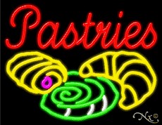 Pastries Business Neon Sign