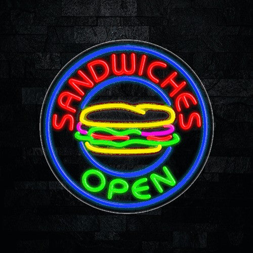 Sandwiches Flex-Led Sign