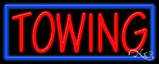 Towing Business Neon Sign
