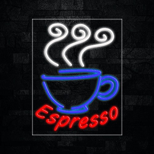 Espresso Flex-Led Sign