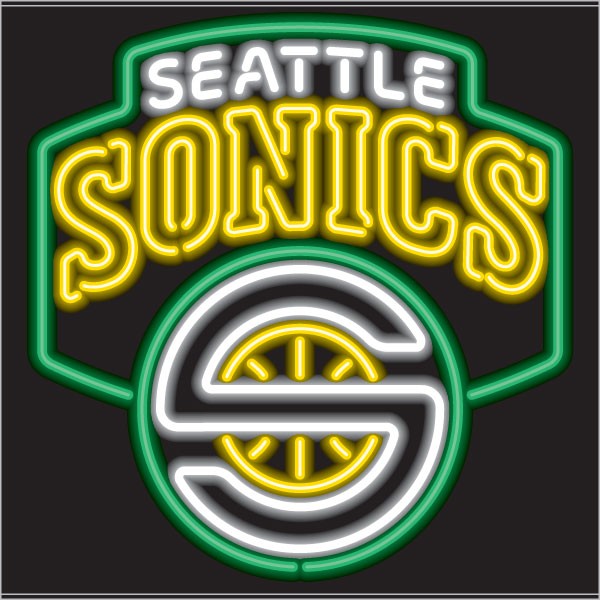 Seattle Supersonics Neon Sign