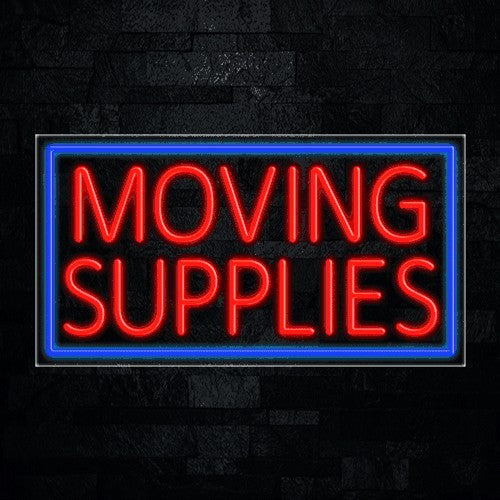 Moving Supplies Flex-Led Sign