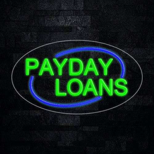 Payday Loans Flex-Led Sign